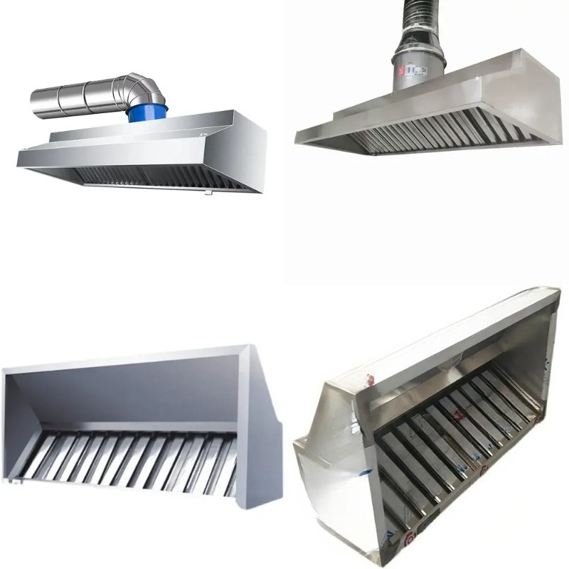 Commercial Kitchen Range Hood - Kitlalong Sistema di Aspirazione Fumi Commerciale
