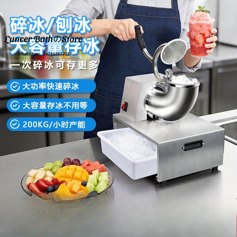 Commercial Kitchen Ice Machine - Macchina per ghiaccio tritato, frantumatore di