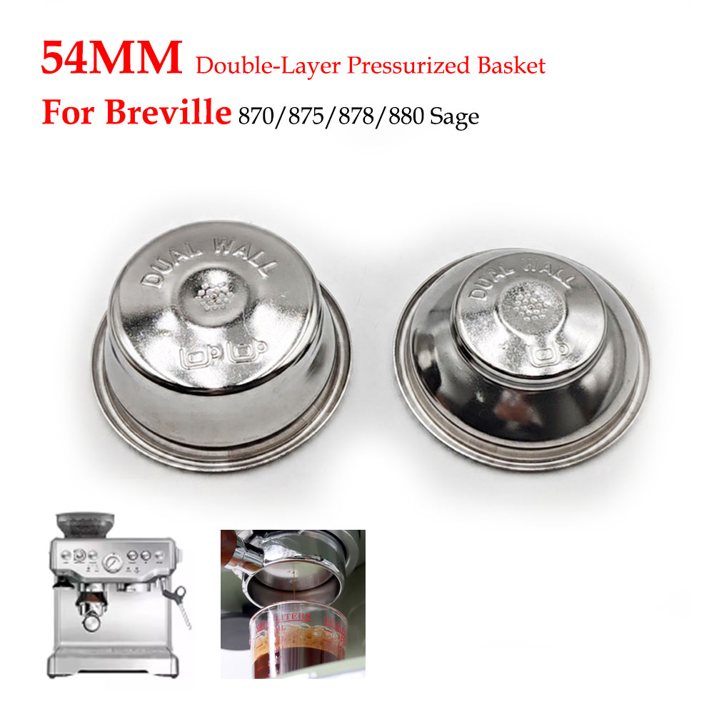 Breville Espresso Bes870 - Cestello filtrante pressurizzato a doppio strato