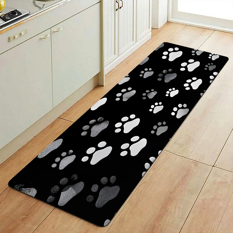 Commercial Kitchen Design - Tappeto con Stampa di Zampa Animale,