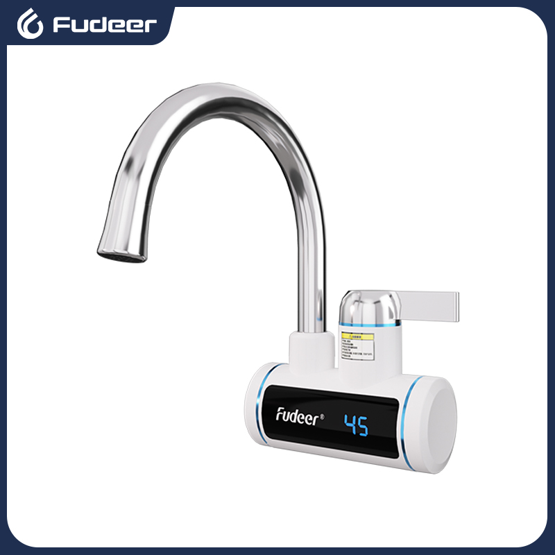 Commercial Kitchen Tap - Fudeer Scaldabagno Elettrico 220V Rubinetto Della