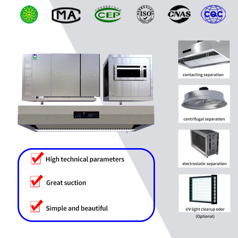Cappa aspirante elettrostatica - Commercial Kitchen Chimney recensione e prezzo