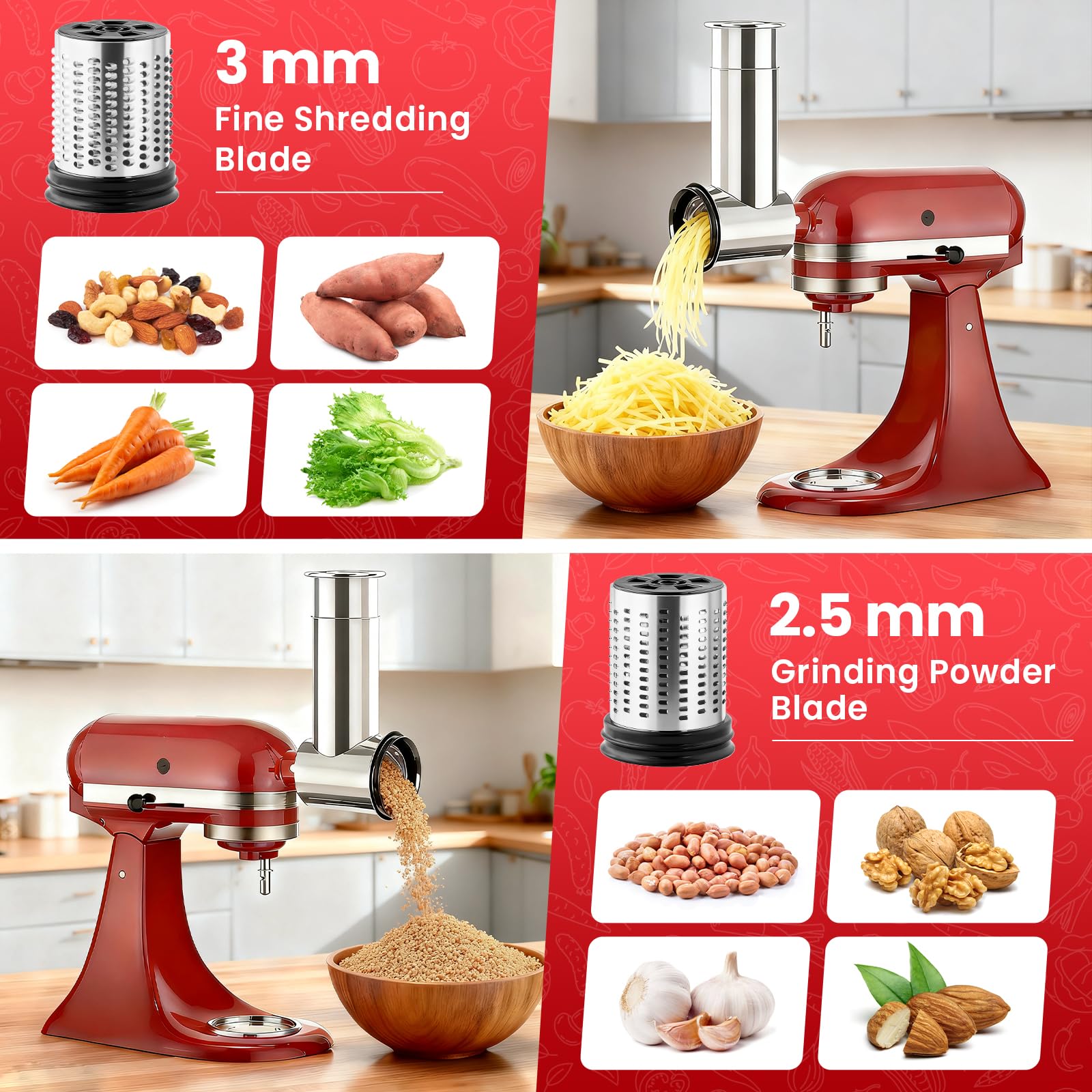 Affettatrice in Acciaio Inox,  - Commercial Kitchen Aid Mixer recensione e prezzo