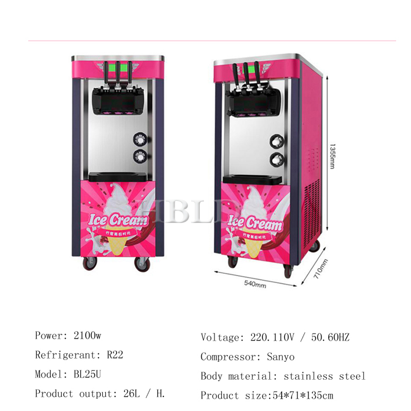 Macchina per Gelato Soft in Ac - Commercial Kitchen Ice Machine recensione e prezzo
