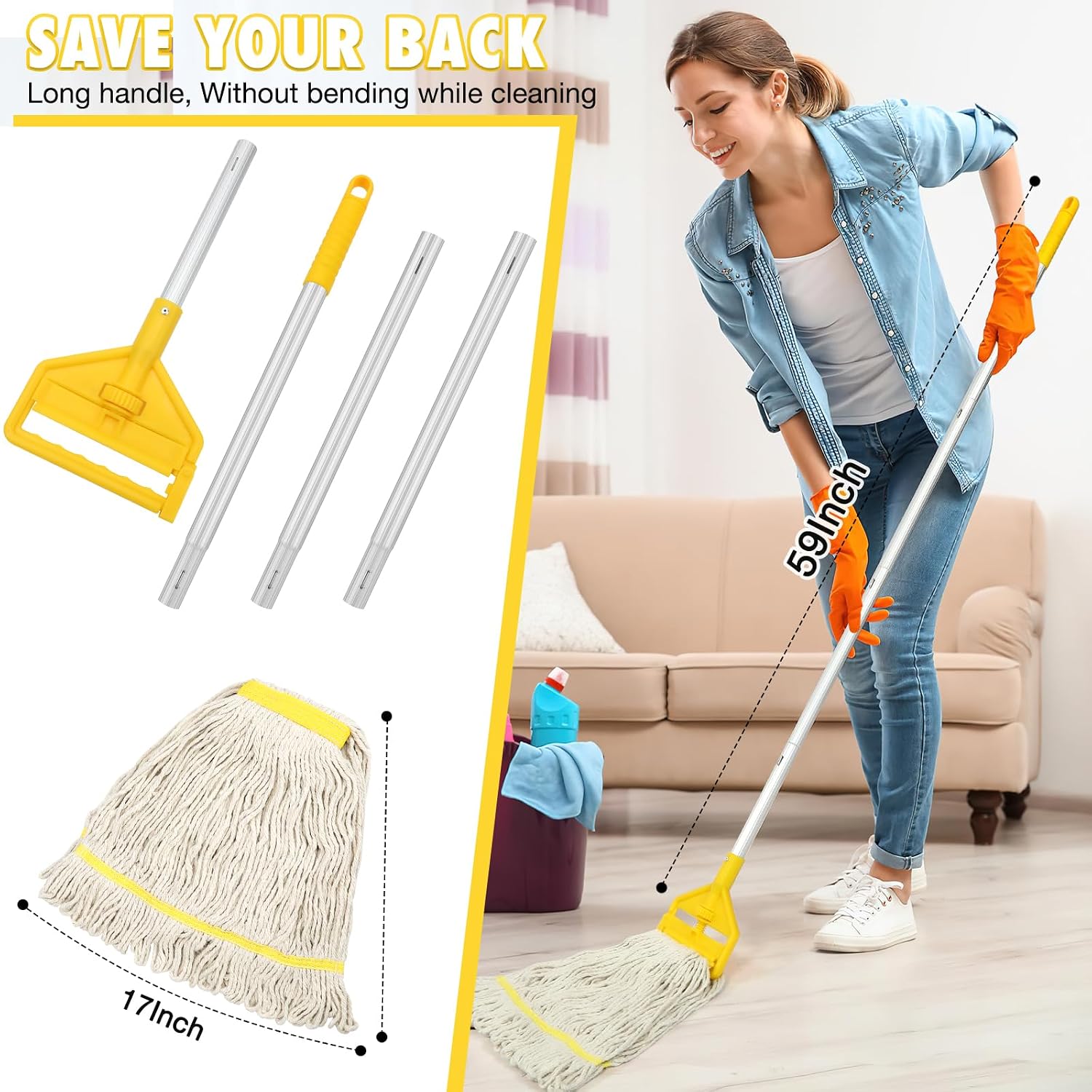 Mop Commerciale Industriale in - Commercial Kitchen Tile recensione e prezzo