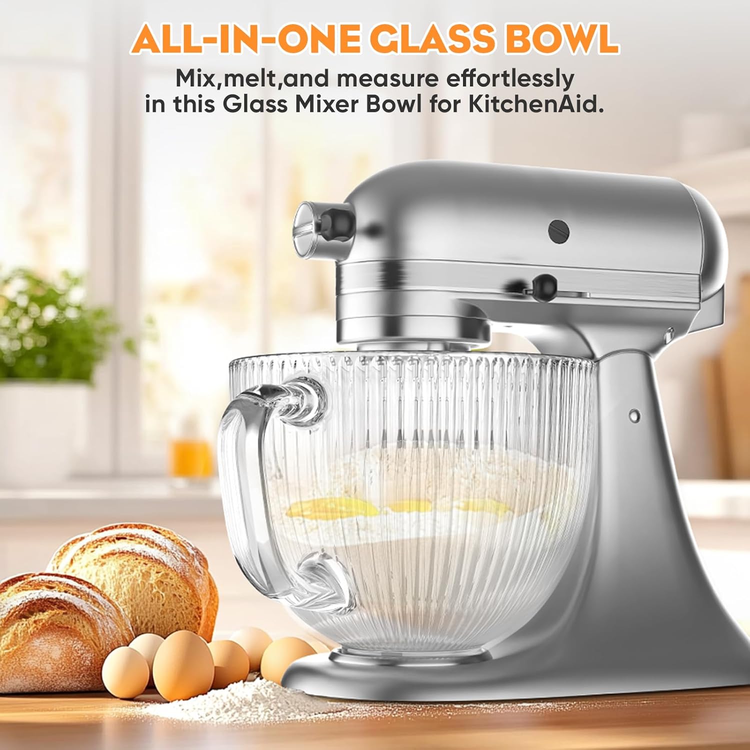 GVODE Ciotola in vetro per mix - Commercial Kitchen Aid Mixer recensione e prezzo