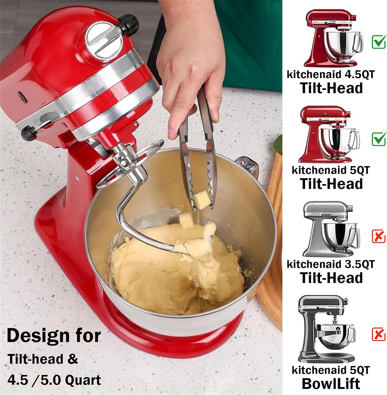 Gancio per Impastare in Acciai - Commercial Kitchen Aid Mixer recensione e prezzo