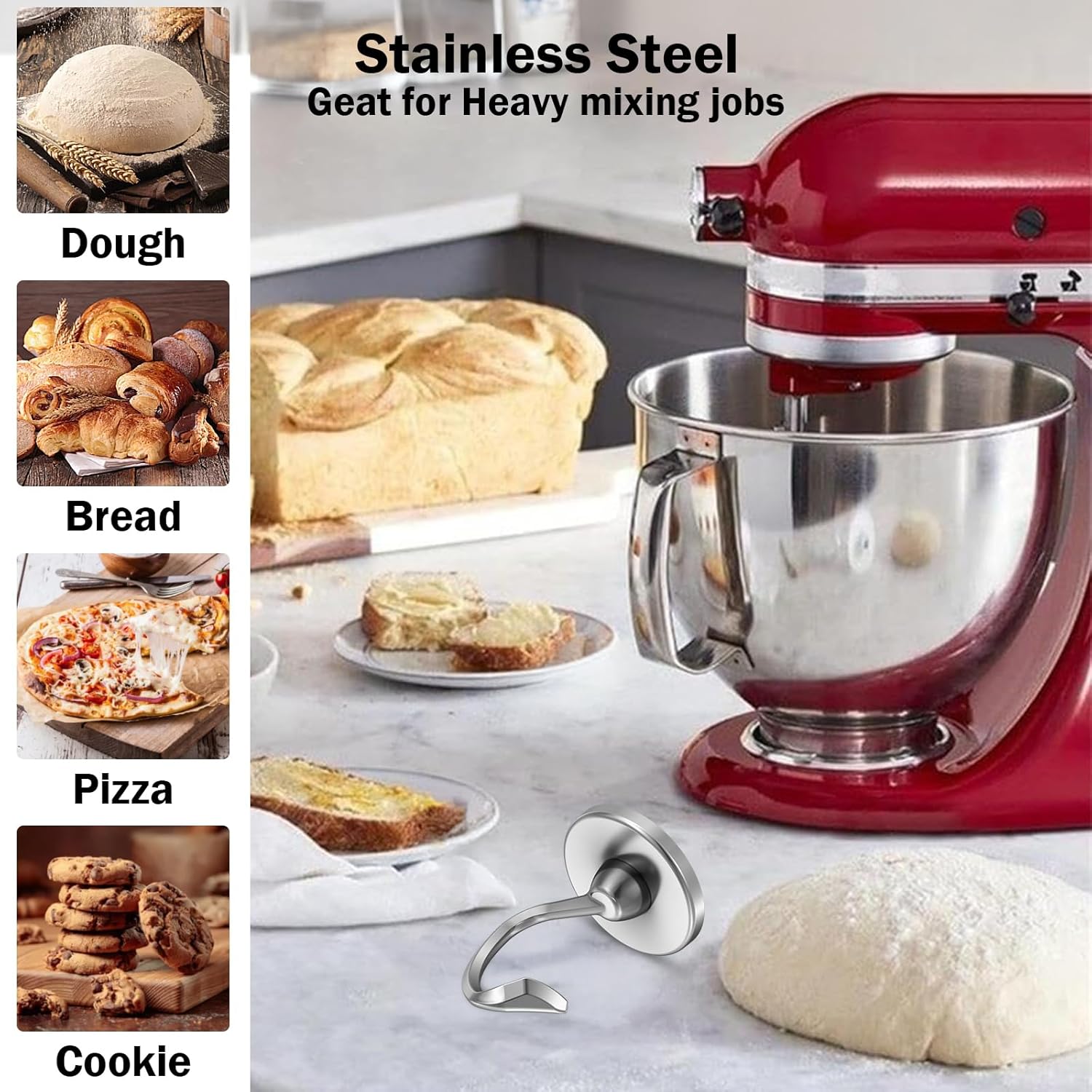Gancio per Impastare in Acciai - Commercial Kitchen Aid Mixer recensione e prezzo