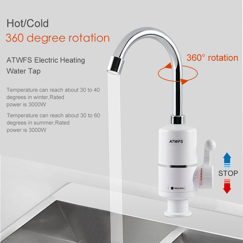 ATWFS Tankless elettrico più n - Commercial Kitchen Tap recensione e prezzo