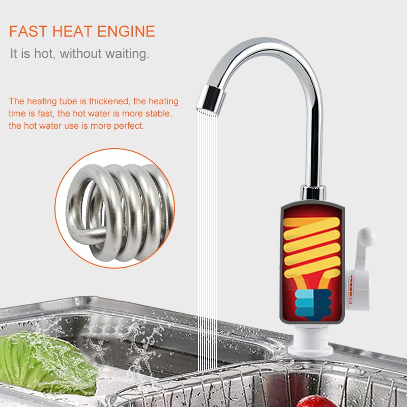 ATWFS Tankless elettrico più n - Commercial Kitchen Tap recensione e prezzo