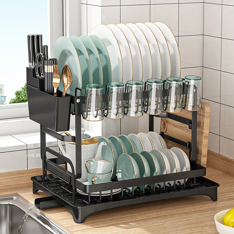 Scolapiatti a 2 Livelli per Cu - Commercial Kitchen Knife Holder recensione e prezzo