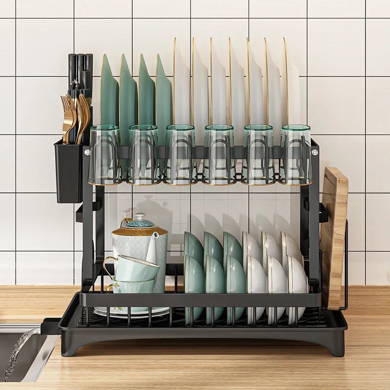 Scolapiatti a 2 Livelli per Cu - Commercial Kitchen Knife Holder recensione e prezzo