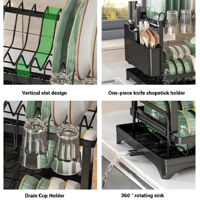 Scolapiatti a 2 Livelli per Cu - Commercial Kitchen Knife Holder recensione e prezzo
